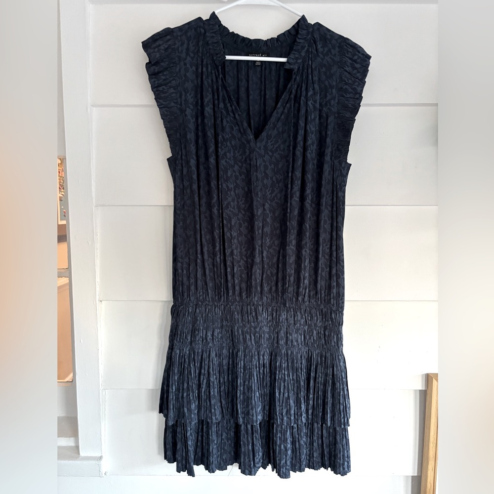 Current Air Navy Sleeveless Textured Dress- size M